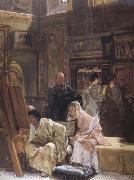Alma-Tadema, Sir Lawrence The Picture Gallery (mk23) Spain oil painting artist